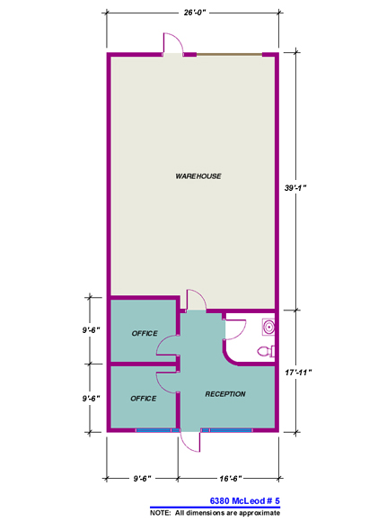 6380 McLeod Dr, Las Vegas NV, 89120 – Unit 5