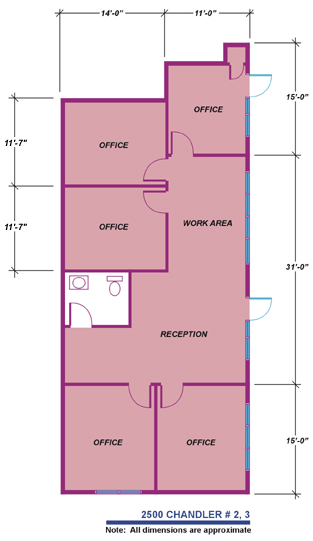 2500 Chandler Ave, Las Vegas NV, 89120 – Unit 2 & 3