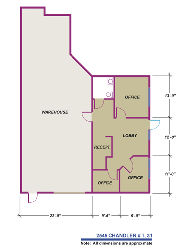 2545 Chandler Ave, Las Vegas NV, 89120 – Unit 1 & 31