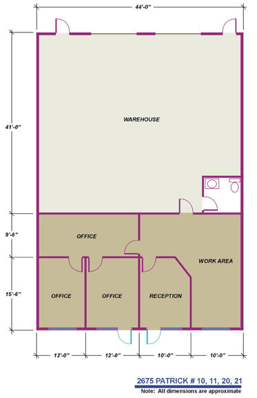 2675 Patrick Ln, Las Vegas NV, 89120 – Unit 10, 11,20, 21