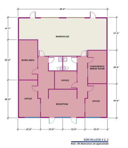 6295 McLeod Dr, Las Vegas NV, 89120 – Unit 2 & 3