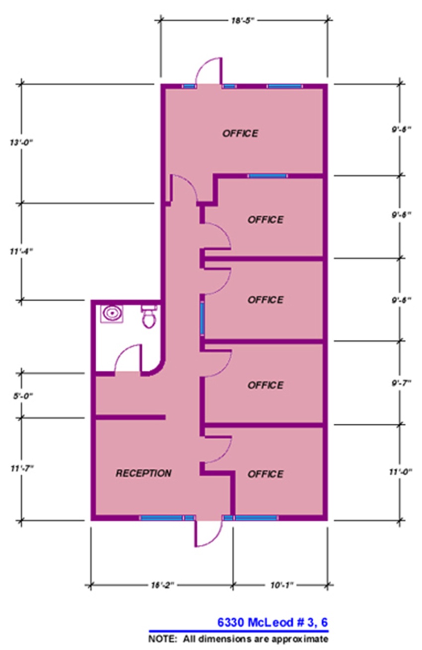 6330 McLeod Dr, Las Vegas NV, 89120 – Unit 3 & 6